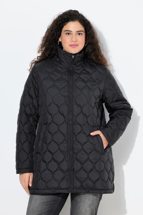 Image du produit Ulla Popken Veste matelassée HYPRAR avec col montant, tissu déperlant (62)