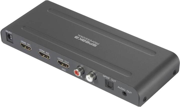 Immagine prodotto SpeaKa Professional SP-HDA-300 Switch HDMI 2+1 porte ARC (Audio Return Channel) 3