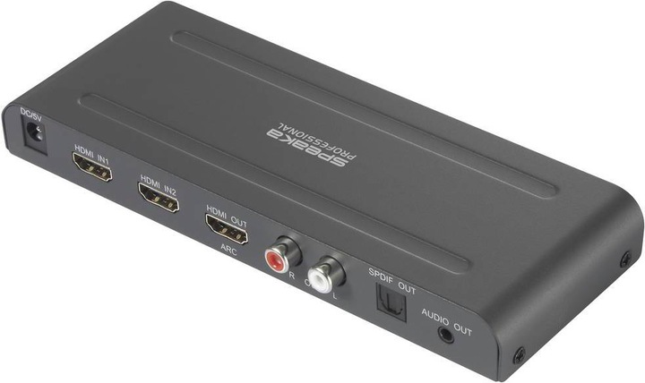 Produktbild SpeaKa Professional SP-HDA-300 2+1 Port HDMI-Switch ARC (Audio Return Channel) 3