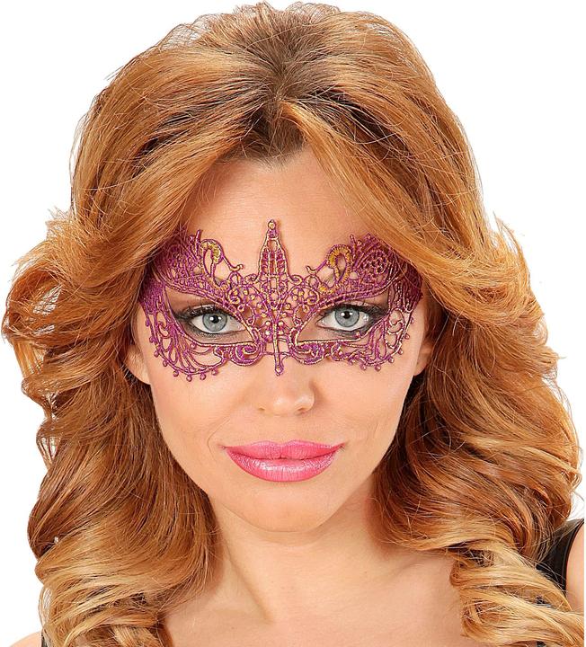 Produktbild Widmann Spitzenmaske lila