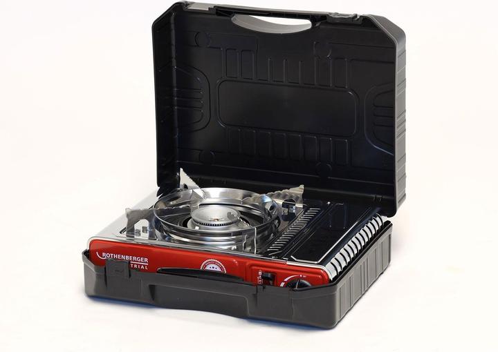 Produktbild Rothenberger Industrial Gas Camping Kocher Deluxe RS 220 1500004233 Edelstahl