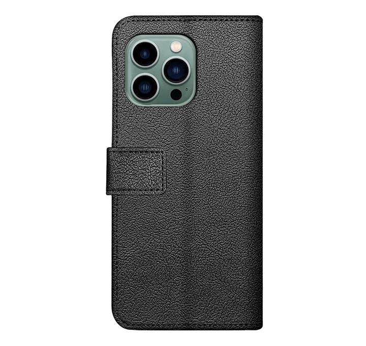 Actual product image Cazy Book Case Compatible with iPhone 14 Pro Max - Foldable Leatherette Case - (Apple iPhone 14 Pro Max)