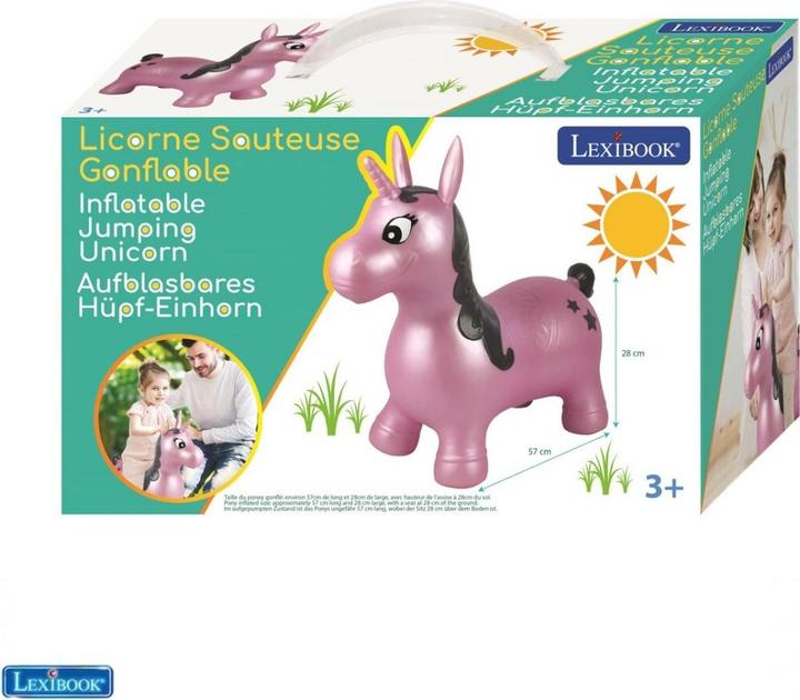Produktbild Lexibook Aufblasbares pinkes Hüpfeinhorn