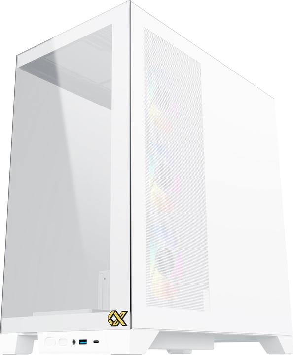 Actual product image Xigmatek Boitier Moyen Tour ATX Endorphin Ultra RGB avec panneaux vitrés (Blanc) (ATX, mATX, Mini-ITX)
