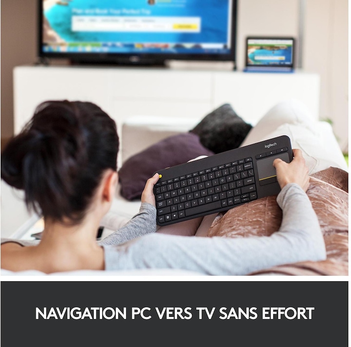 Immagine prodotto Logitech K400 Plus (CH, Senza fili)
