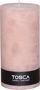 Produktbild Bludeko Kerze rustic altrosa - 2er-Set (2 Stk.)