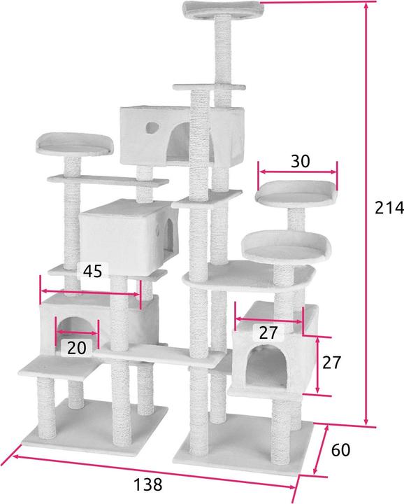 Produktbild tectake Entissar (214 cm, Beige)