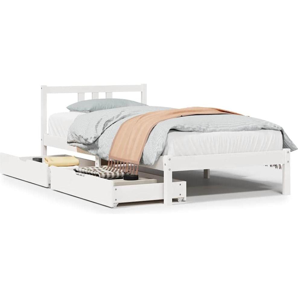 VidaXL, Bett, Bett ohne Matratze (90 x 200 cm)