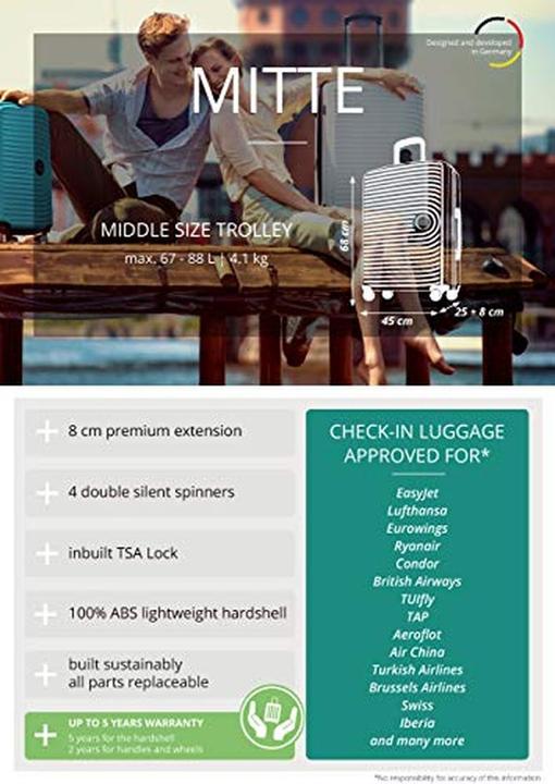 Actual product image Hauptstadtkoffer Middle - Mtel-sized suitcase (67 l)