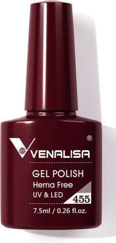 Venalisa Gellack 455 (Rouge, Vernis semi-permanent)