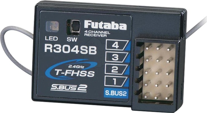 Actual product image Futaba R304SB Telemetry T-FHSS