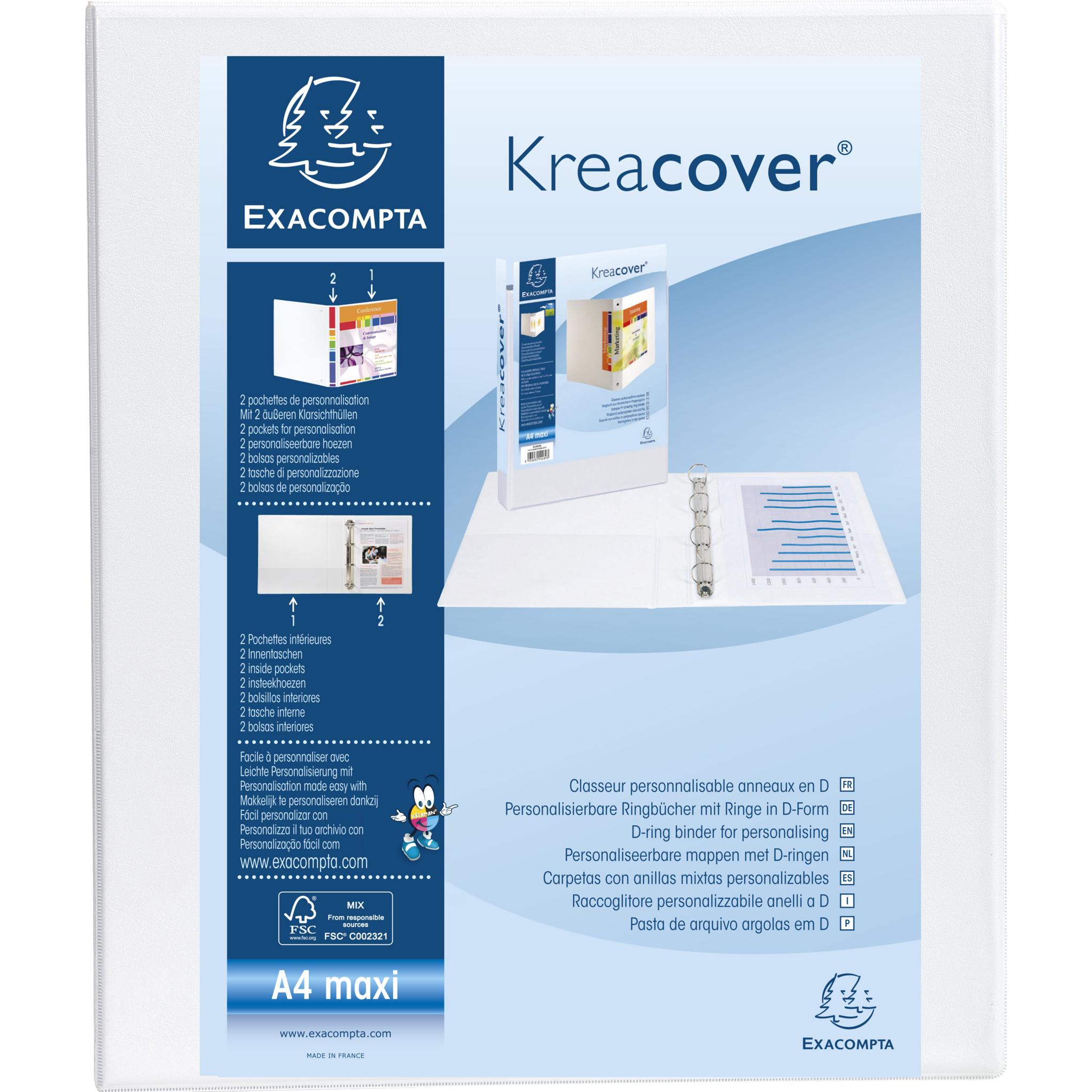 Thumbnail - Exacompta, Ordner, Ringbuch Kreacover (A4, 47 mm, 1 x)