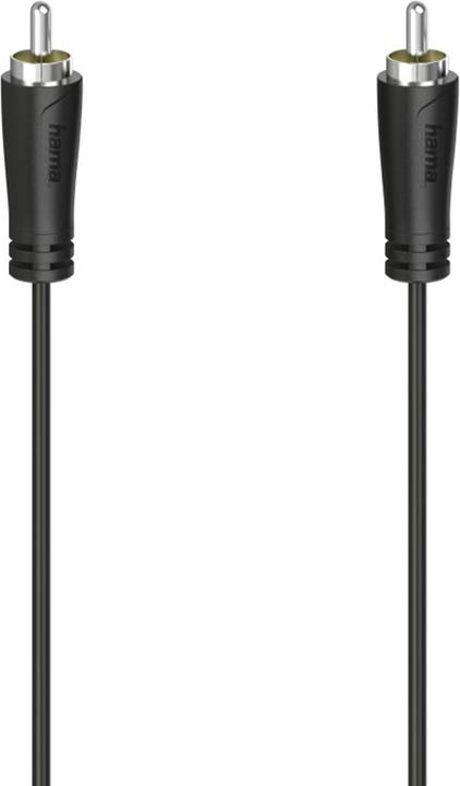 Image du produit Hama Câble audio, RCA mâle - RCA mâle, numérique, 1,5 m (1.50 m, Câbles Cinch)