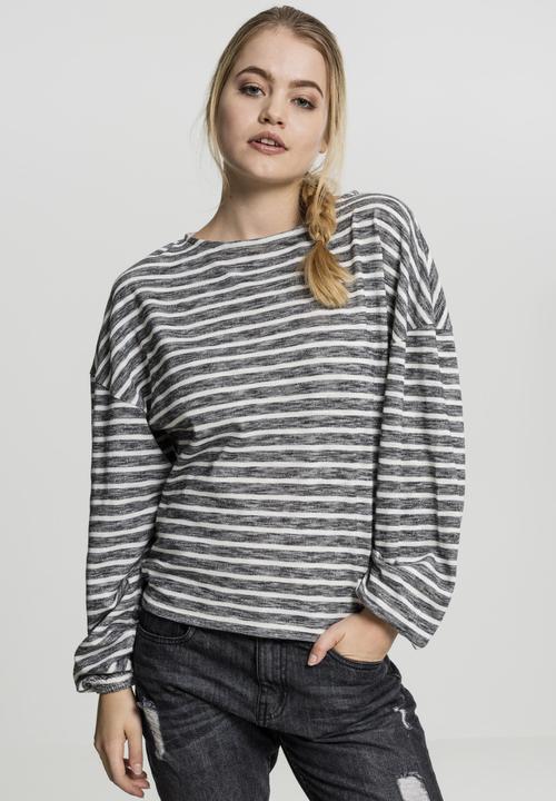 Produktbild Urban Classics Ladies Oversize Stripe Pullover (M)