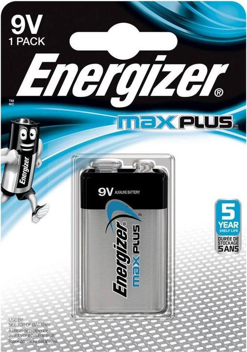 Produktbild Energizer Max Plus Alkaline (1 Stk., 9V Block, 600 mAh)