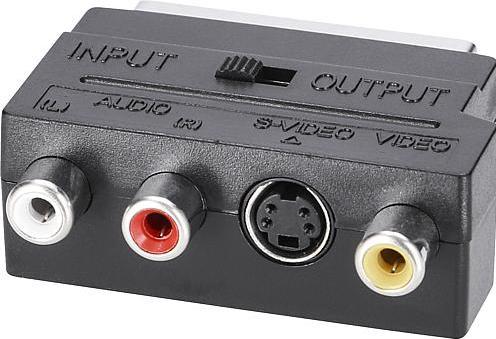 EGB ScartAdapter 3 Cinchbuchsen CinchScart INOUT (Cinch)