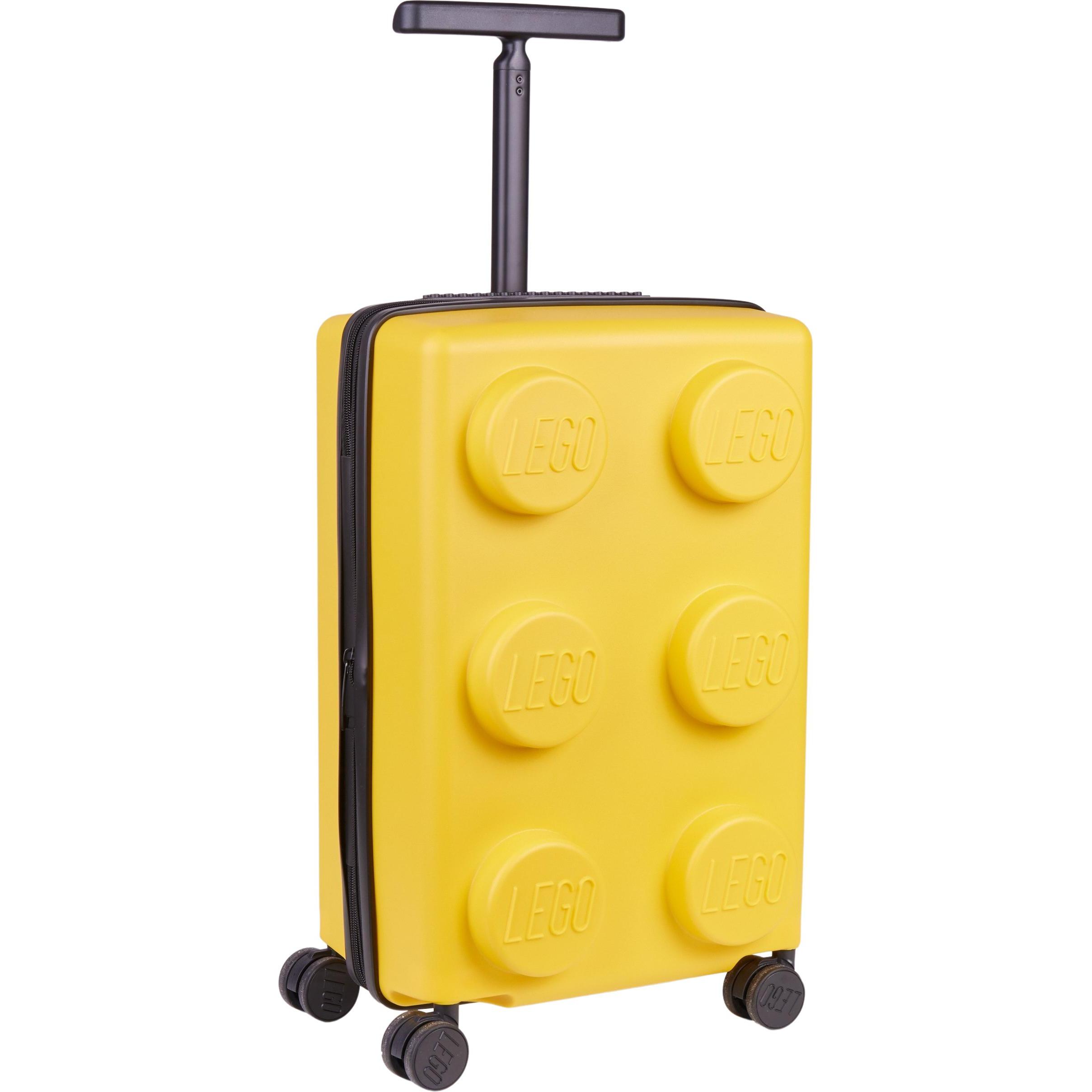 LEGO, Koffer, Brick 2x3 Trolley Expandable - Bright Yellow (20290-0024), Gelb, (31 l, Handgepäck (bis 50l))