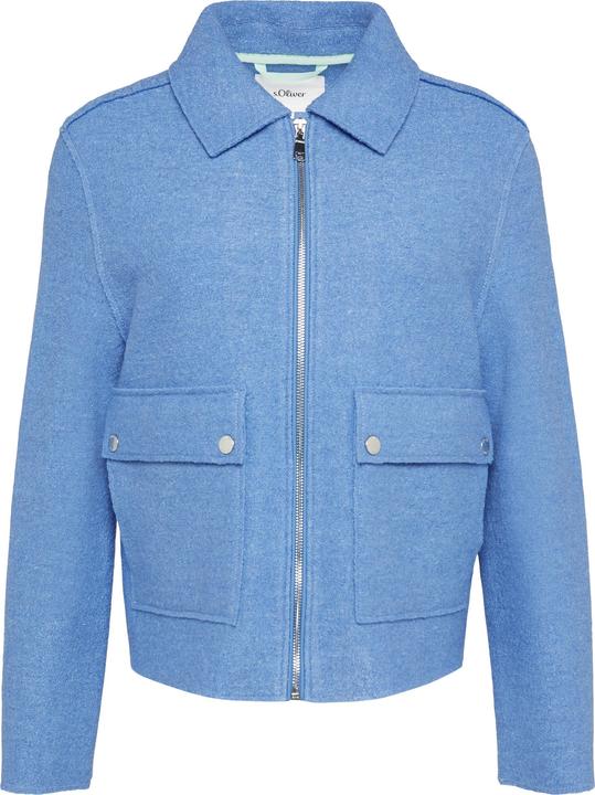 Actual product image S.Oliver Outdoor-Jacke Jacke aus Wollmix im Relaxed Fit mit aufgesetzten Taschen (46)