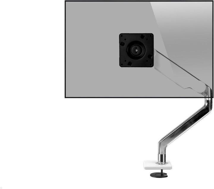 Humanscale M2.1 Monitor Tischhalterung Durchschraub schräg, weiss (Tisch)