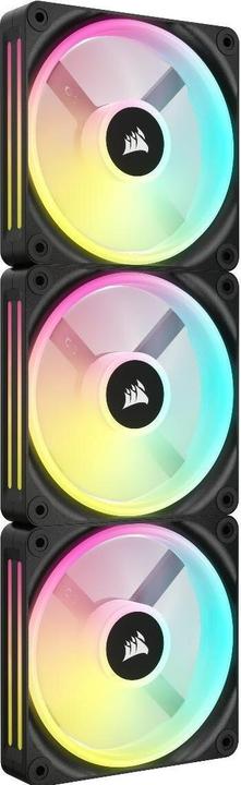 Immagine prodotto Corsair Ventola iCUE LINK QX120 RGB 120 mm PWM (nera, starter kit) (120 mm, 3 x)