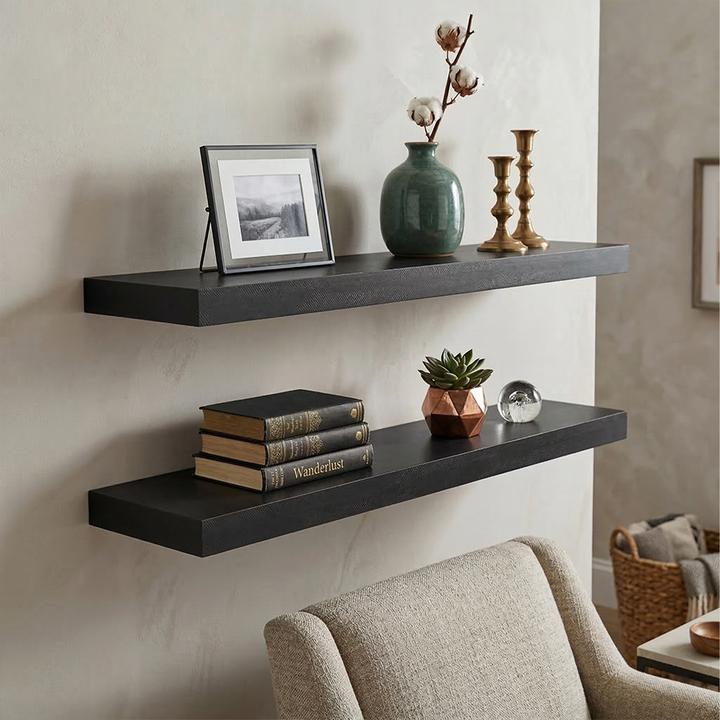 Actual product image Relaxdays 3x wall shelf (80 x 23 x 4 cm)