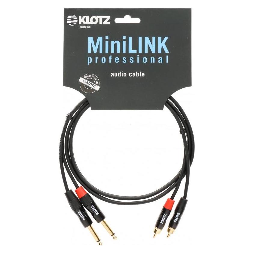 Klotz 2X Klinken-Audiokabel, Audiokabel