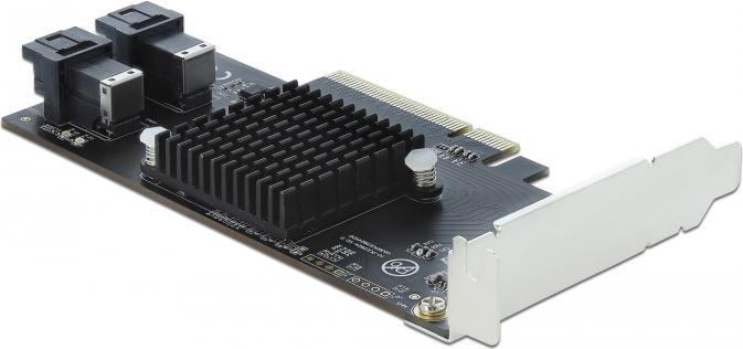 Produktbild Delock Host Bus Adapter PCIe-x8 - 2x U.2 SFF-8643 NVMe