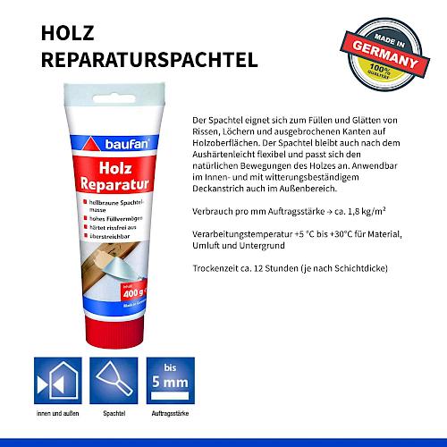 Produktbild Baufan Holzreparatur 400g (400 g)