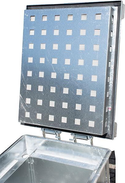 Actual product image eurokraft pro Rechargeable battery storage container for rechargeable lithium-ion batteries