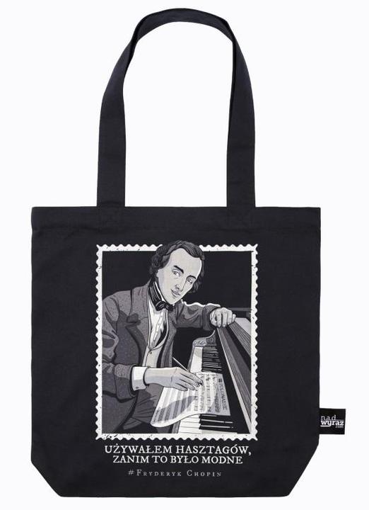 Immagine prodotto Nadwyraz Fryderyk Chopin schwarze Baumwolltasche