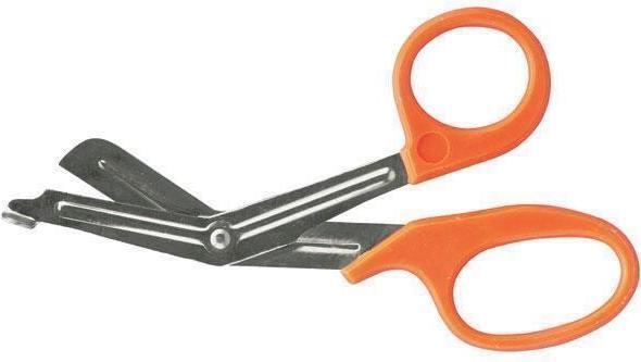 Actual product image Lifeguard Universal scissors coloured orange (19 cm)