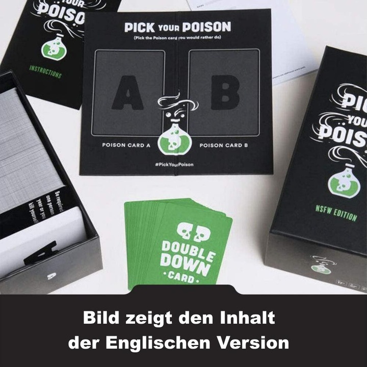 Produktbild Dyce Games Pick your poison After Dark Edition - Das "Was würdest Du lieber tun?" Partyspiel (Deutsch)