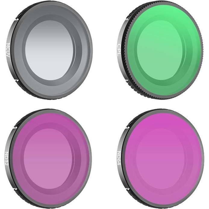 Sunnylife Set of 4 MCUV + CPL + ND32 + ND64 filters for Osmo Nano, Filtro fotografico