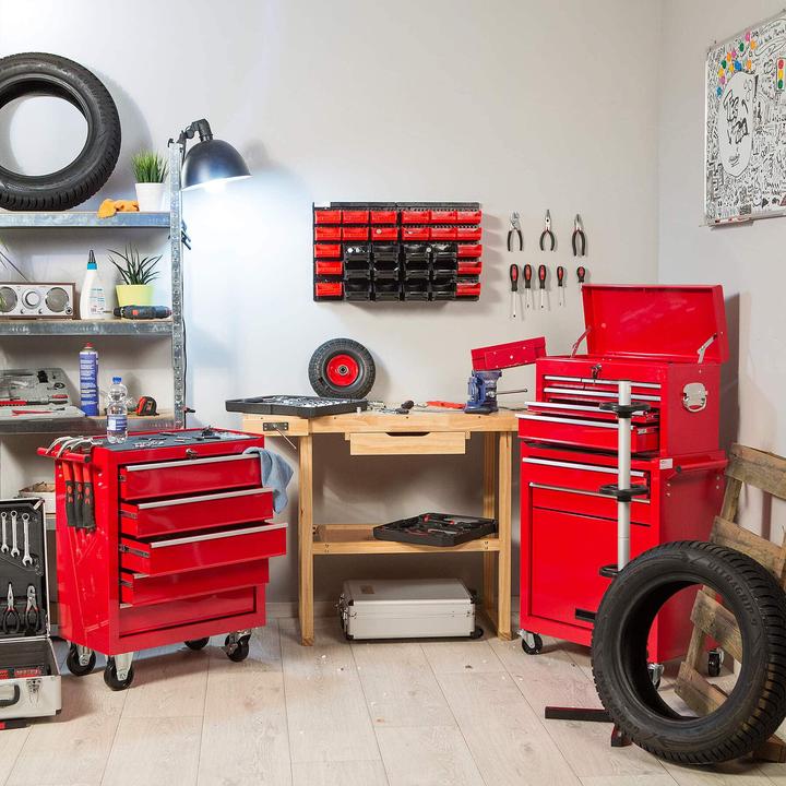 Actual product image tectake Workbench (50 cm, 137 cm)