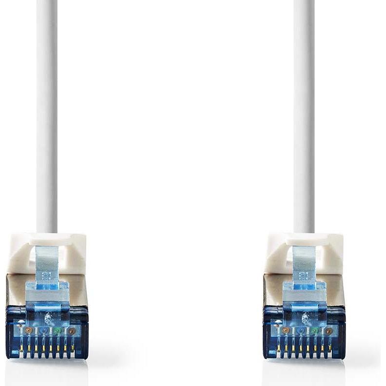 Thumbnail - Nedis CAT6a-Netzwerkkabel S/FTP RJ45 Stecker RJ45 Stecker 0.25 m Snagless Rund LSZH (S/FTP, CAT6a, 0.25 m), Netzwerkkabe...