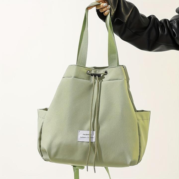 Image du produit Only-Bags.Store Casual Drawstring Sac à dos, sac à bandoulière léger, style BCBG Sac d'école portable