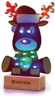 Actual product image Whadda WPXL102 LED Kit Rudolf XL preassembled programming kit - red version