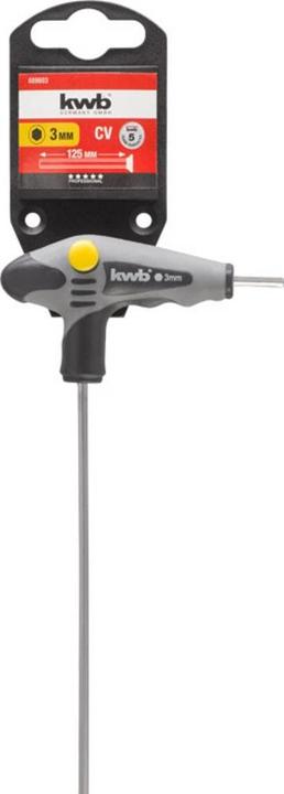 kwb Chiave esagonale Larghezza tra le lamelle (metrica): 3 mm