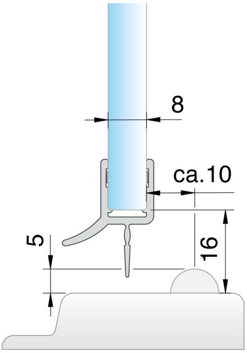Produktbild Pauli+Sohn Duschtürdichtungen