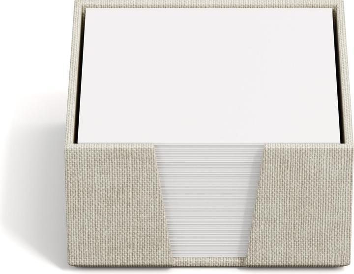 Produktbild Bigso Zettelkasten Leinenbezug James Linen nature