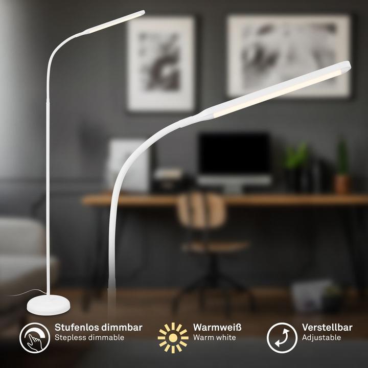 Produktbild Briloner MURA LED Stehleuchte - Weiss (600 lm)