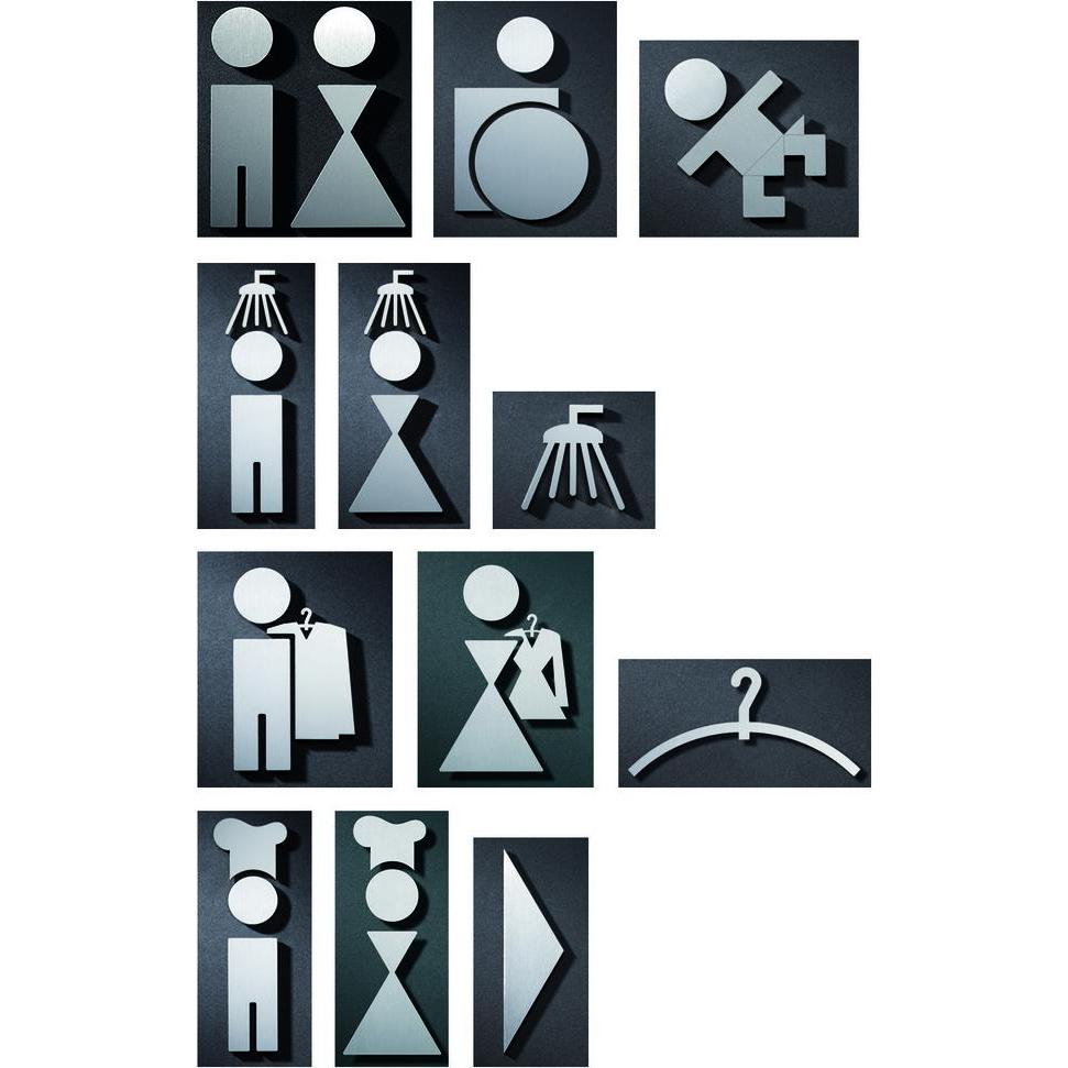 Phos Hinweisschilder - Garderobe (P G 2)