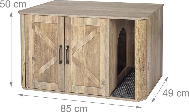 Image du produit Relaxdays cache-litière (Chat, Chien)