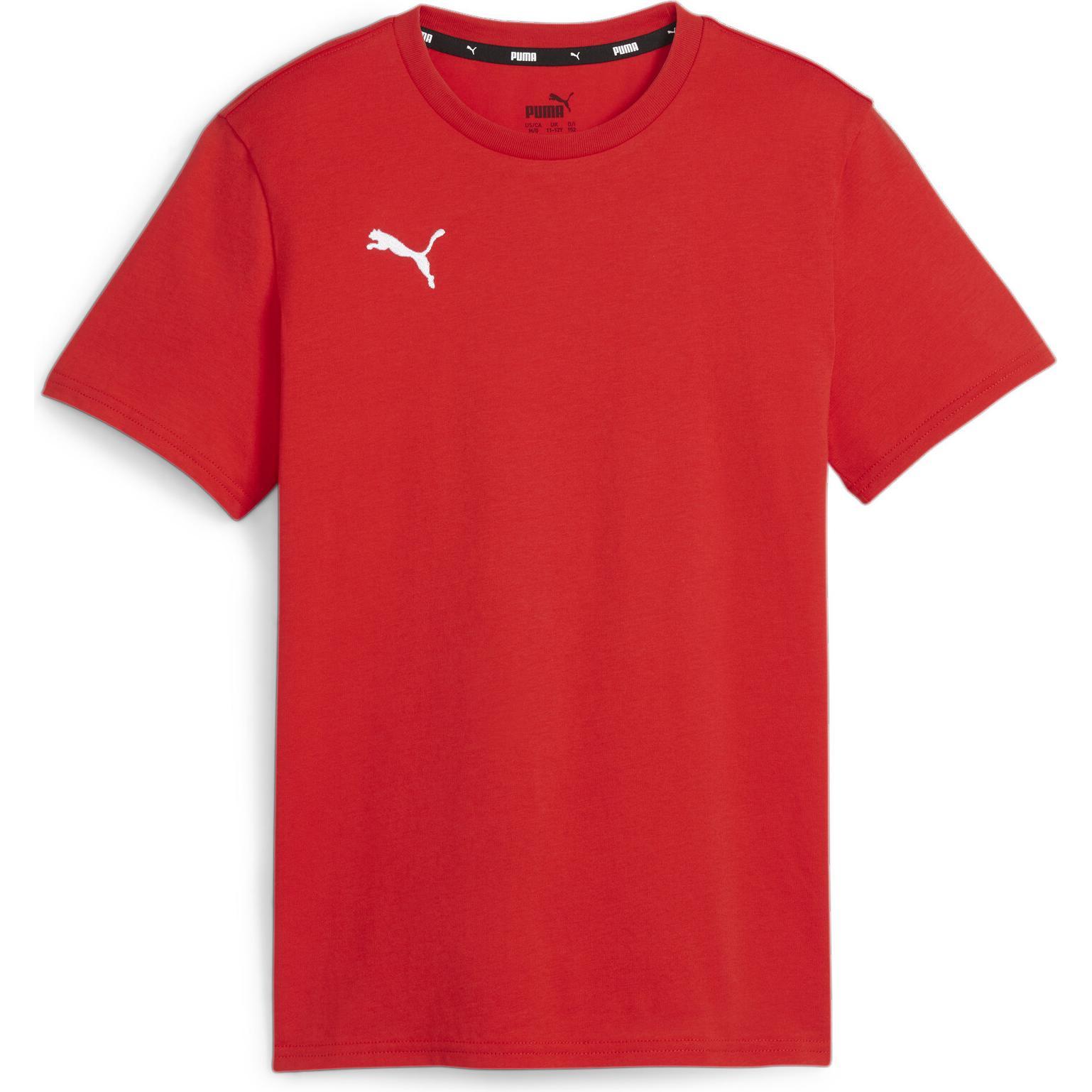 Puma, Jungen, Sportshirt, teamGOAL Casuals Tee Jr (116), Rot, 116