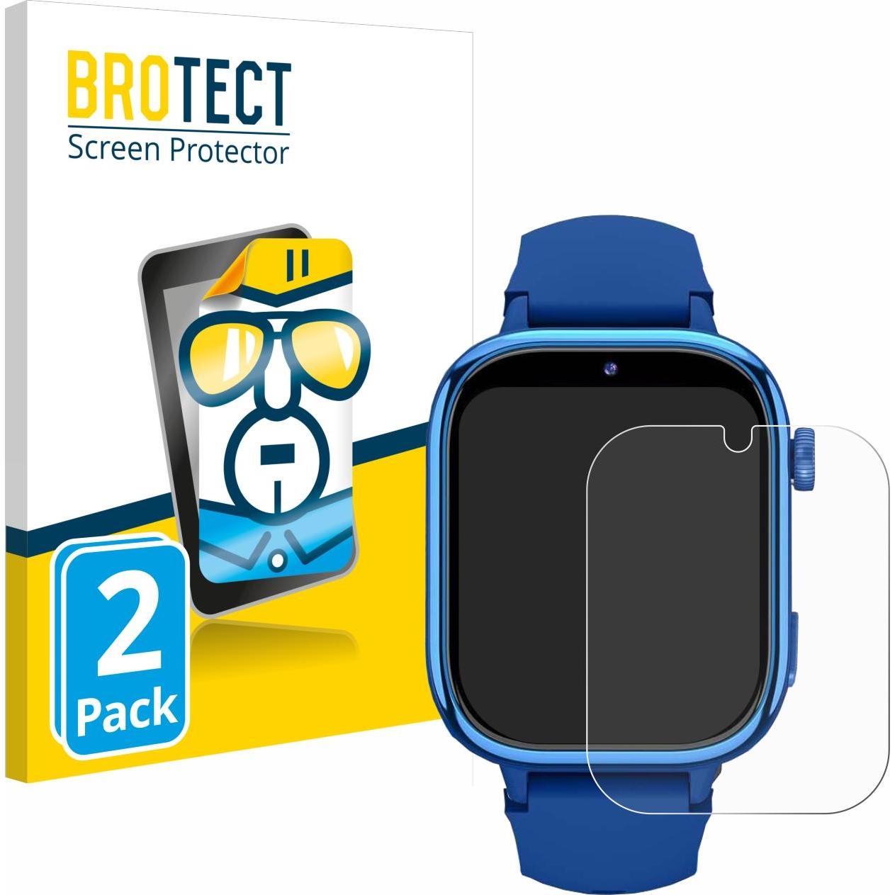 Thumbnail - BROTECT Schutzfolie Displayschutz Displayschutzfolie Folie Klar Transparent, Smartwatch Schutzfolie, Transparent
