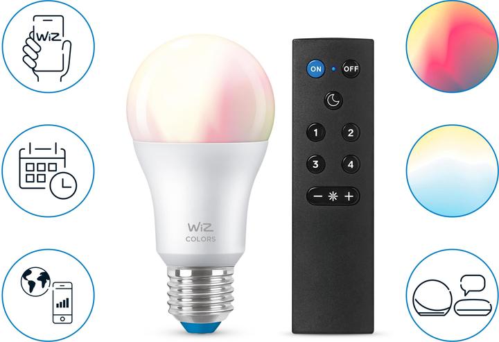 Actual product image WiZ Tunable (E27, 8 W, 806 lm, 1 x, F)