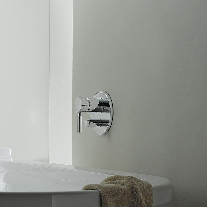 Image du produit Dornbracht Dornb Mitigeur monocommandé encastré META avec inverseur noir mat