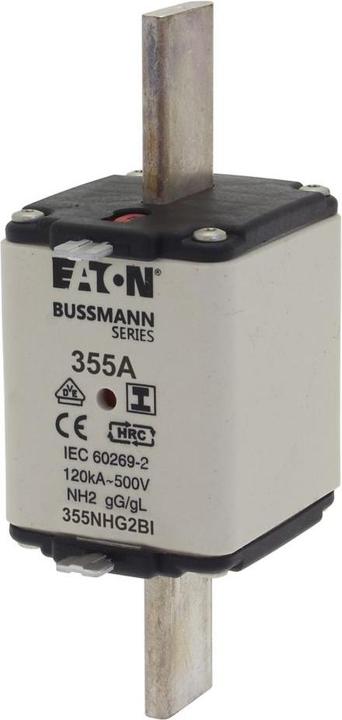 Actual product image Eaton 355NHG2BI NH fuse with mechanical fuse indicator Fuse size = 2 500V 3pcs. (355 A)