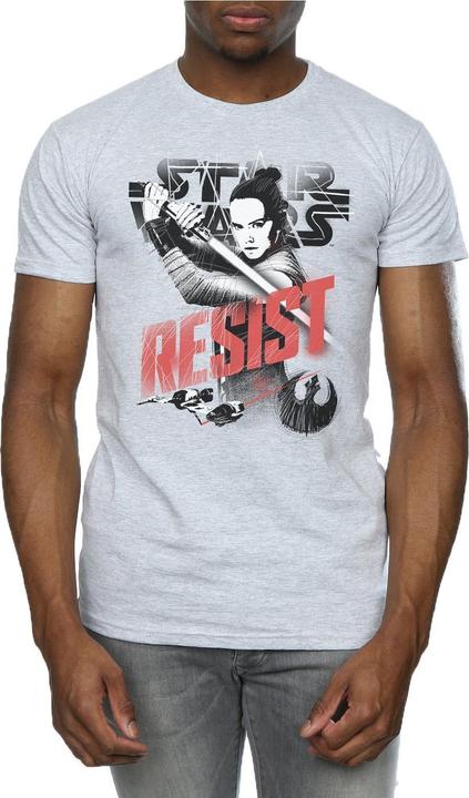 Image du produit Star Wars - T-shirt THE LAST JEDI REY RESIST - Homme (3XL)