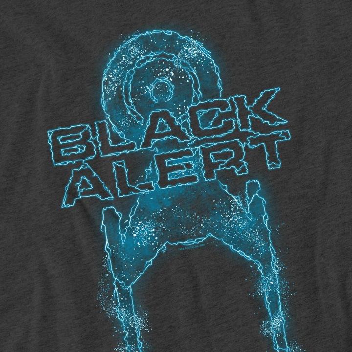 Immagine prodotto Universal Textiles Black Alert Maglietta Adulto Unisex (S)